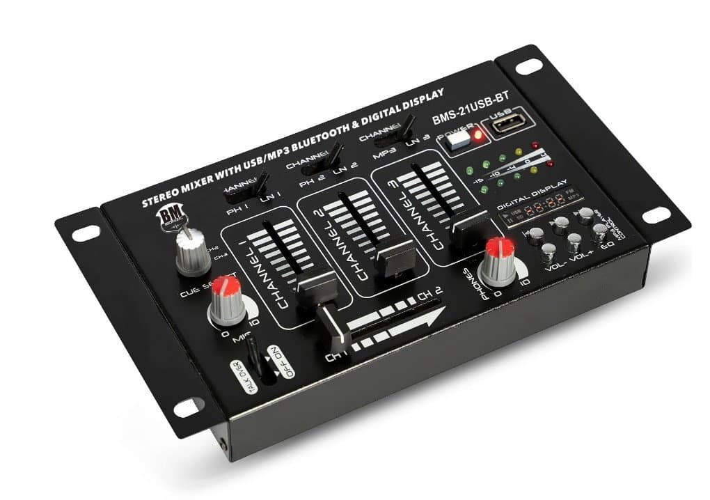 Stereo mixer with BT - BM Sonic BMS 21 USB-BT