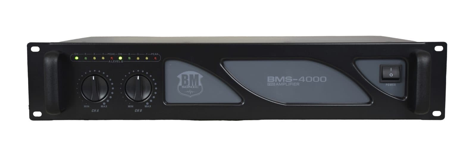 2 x 750 W Amplifier - BM Sonic BMS 4000