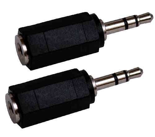 Pair Plug Jack 3.5 mm st/snap 2.8 mm stereo - Karma CA 8246