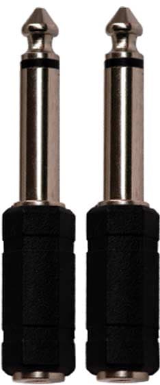 Pair of 3.5 mm stereo jack jack 6.3 mm mono - Karma CA 8250