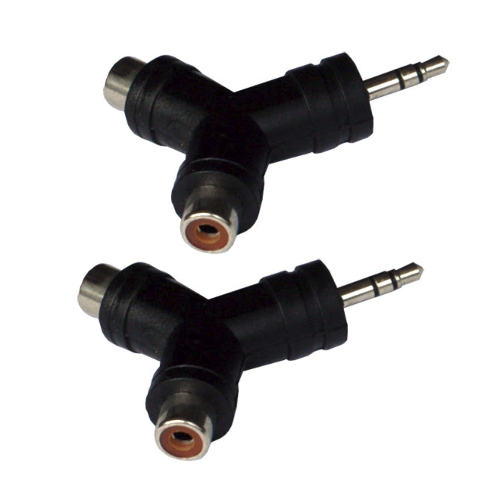 Pair of audio adapters from 2 RCA F and 1 plug 3.5 mm stereo - Karma CA 8259