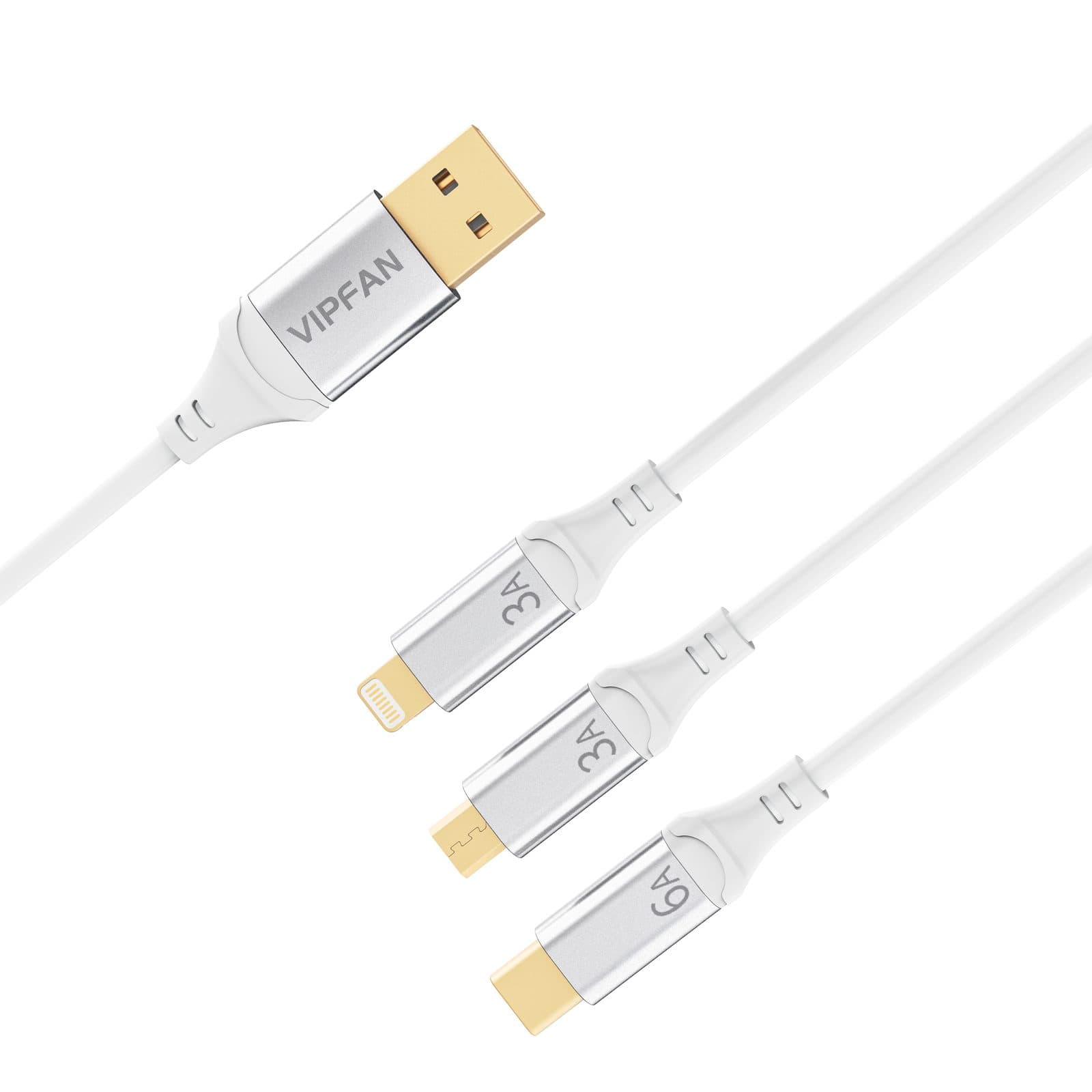 Triple connector cable - Vipfan CB X 15