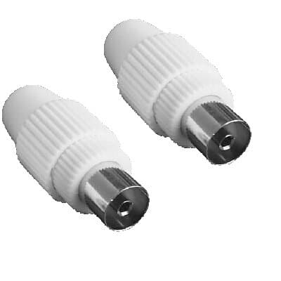 Pair of female TV connectors - Karma CV 8194