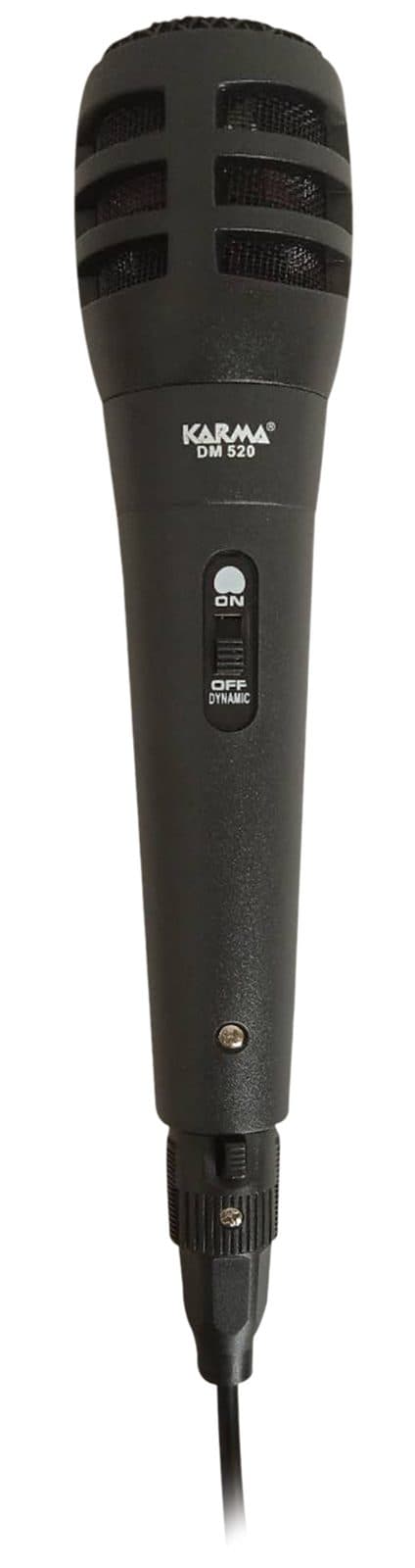 Dynamic microphone with cable 3 m, connectors Jack 6.3 mm/XLR F - Karma DM 520
