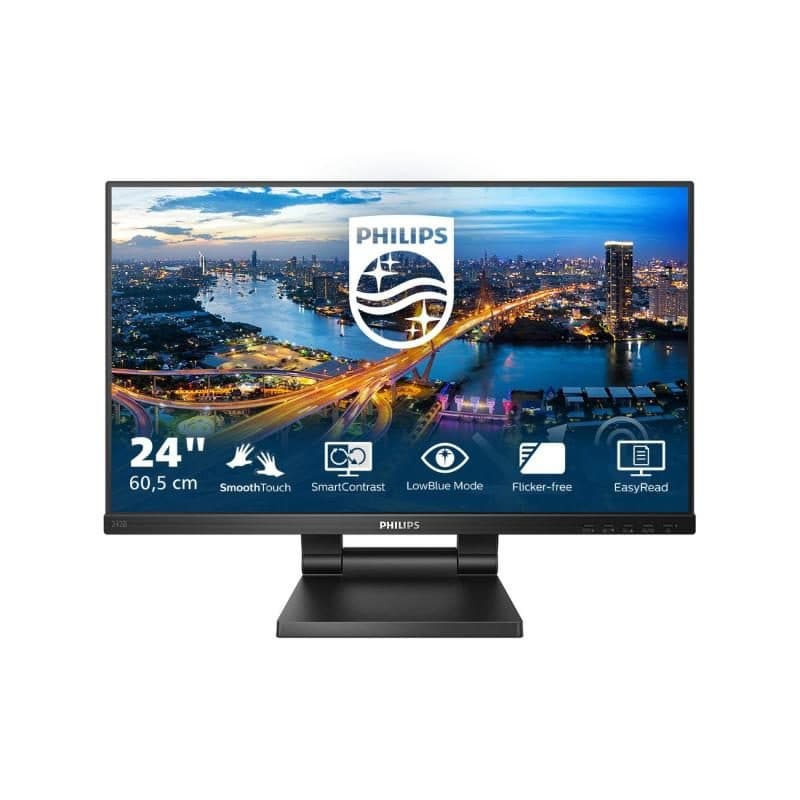 Monitor touch 23.8 pollici LED IPS Full HD 1920x1080 tempo di risposta 4 ms - Philips 242B1TC/00