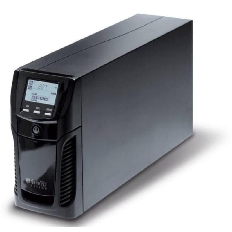 Gruppo di continuità UPS tower 2.000VA 1.600W autonomia a pieno carico 5 min nero - Riello Vision 2000
