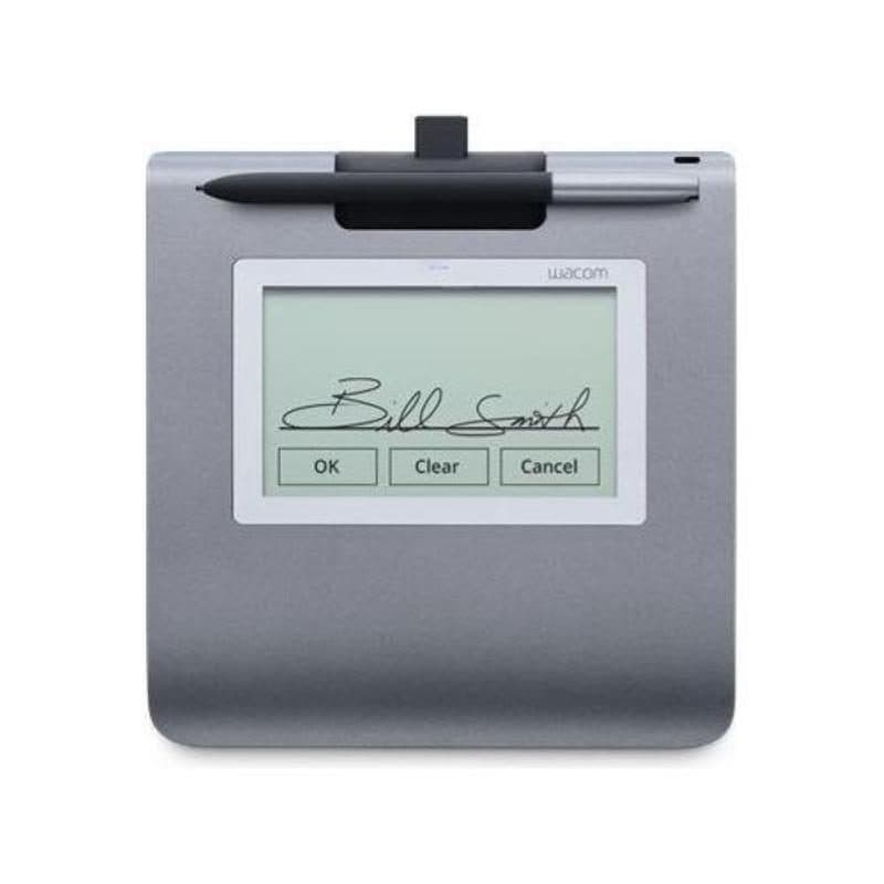 Tavoletta per acquisizione di firma elettronica grafometrica con penna grigio - Wacom