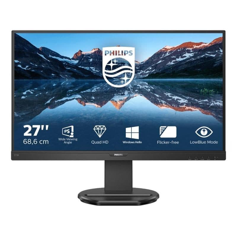 Monitor LED Quad HD 27 pollici 2560 x 1440 4 ms 350 cd/mq HDMI DisplayPort USB-C - Philips B Line 276B9