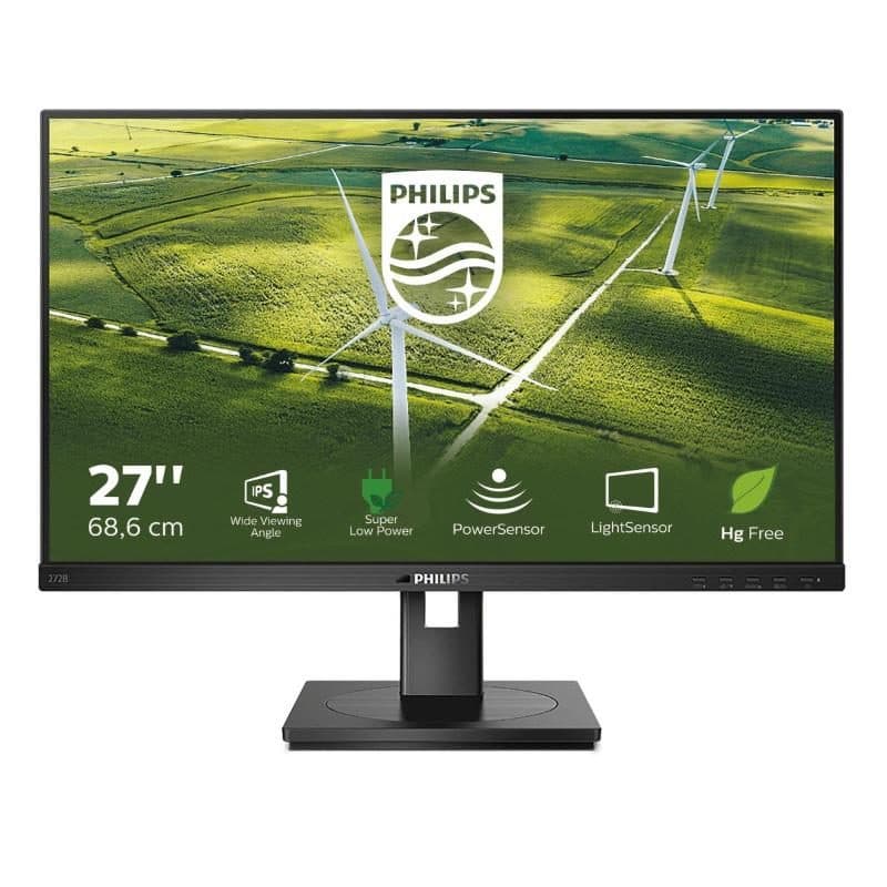 Monitor 27 pollici LED IPS Full HD 1920x1080 tempo di risposta 4 ms - Philips B Line 272B1G