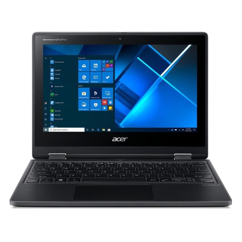 Notebook touch screen 11.6 pollici Celeron N4120 4GB RAM SSD 128GB Windows 10 Edu nero - Acer TravelMate B3 TMB311RN-31-C1ET