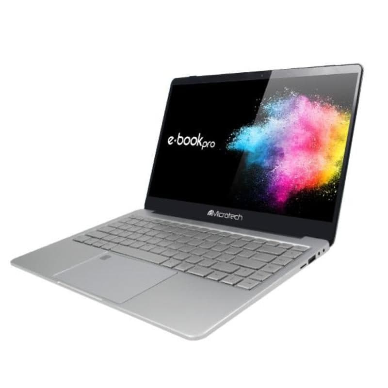 Notebook 14.1 pollici Intel Celeron N4000 4GB RAM eMMC 32GB + SSD 960GB Windows 10 Pro argento - Microtech e-Book Pro