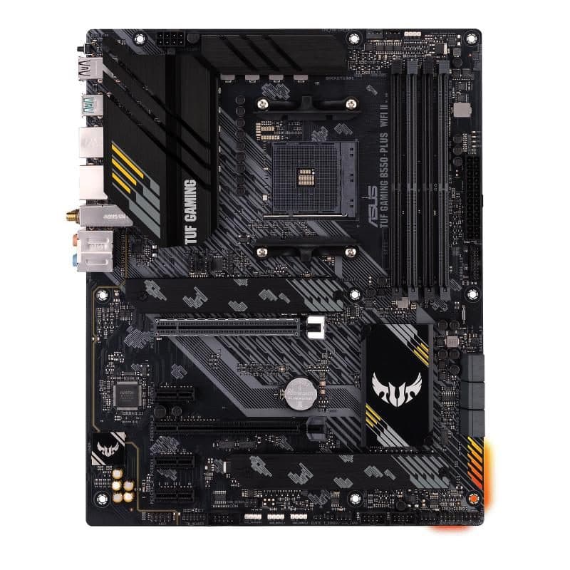 Scheda madre gaming ATX AMD B550 socket AM4 DDR4 PCI 4.0 Wi-Fi 6 LAN 2.5Gb nero - ASUS TUF Gaming B550-Plus WiFi II