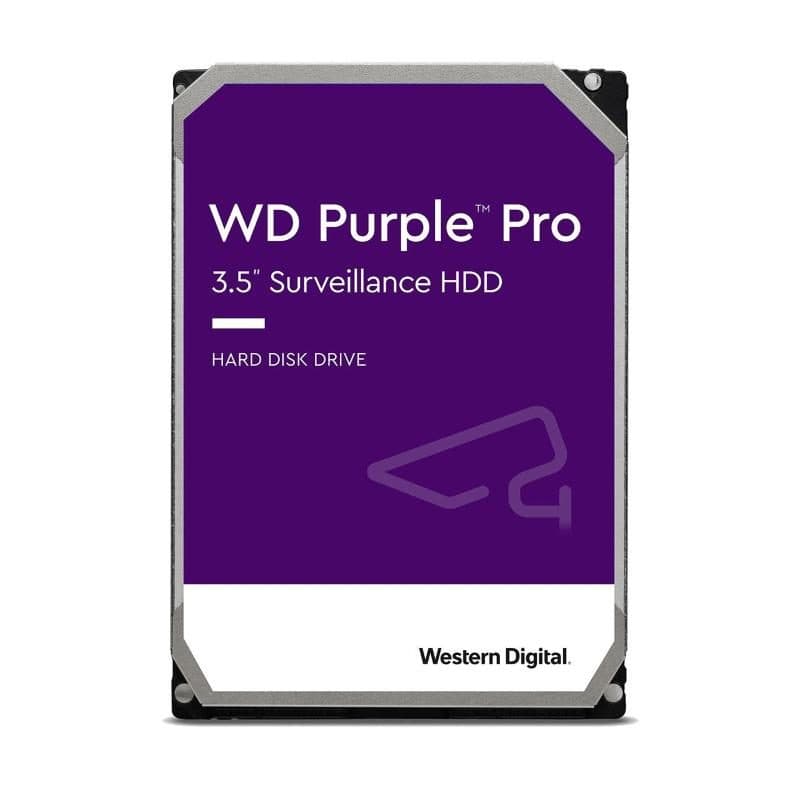 Hard disk HDD per sorveglianza 18.000GB SATA III cache 512MB 7.200 RPM - Western Digital Purple Pro