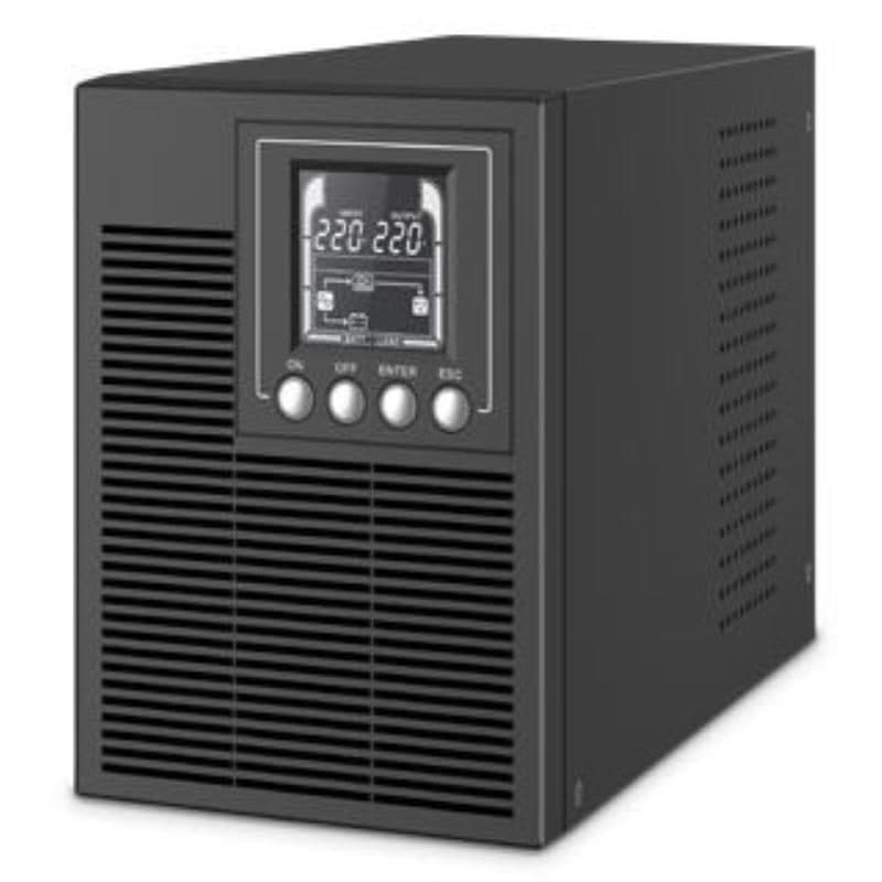 Gruppo di continuità UPS online doppia conversione onda sinusoidale pura 1000VA 900W tower con display LCD - Atlantis A03-OP1002