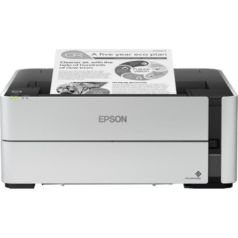 Stampante inkjet b/n A4 39ppm 1200x2400 dpi Wi-Fi nero/bianco - Epson EcoTank ET-M1180