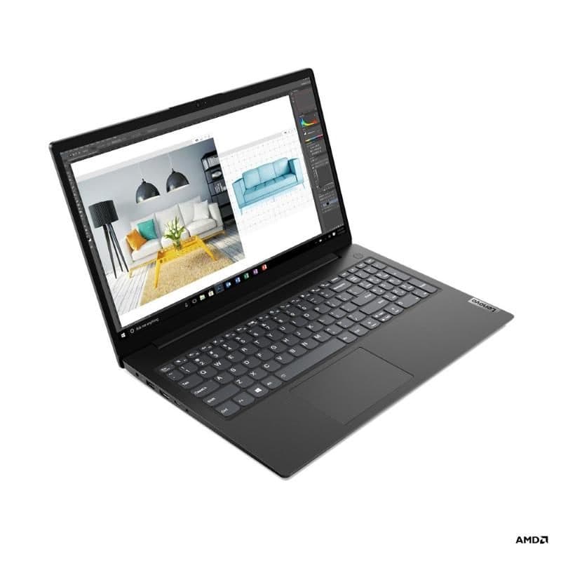 Notebook 15.6 pollici AMD Ryzen 7 5700U 8GB RAM SSD 512GB NVMe Windows 11 Pro nero - Lenovo V15 Gen2