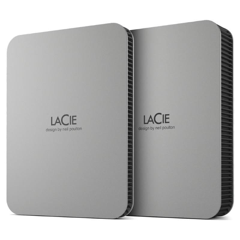 Hard disk HDD 4.000GB 2.5 pollici USB 3.1-C argento - LaCie Mobile Drive V2 (2022)
