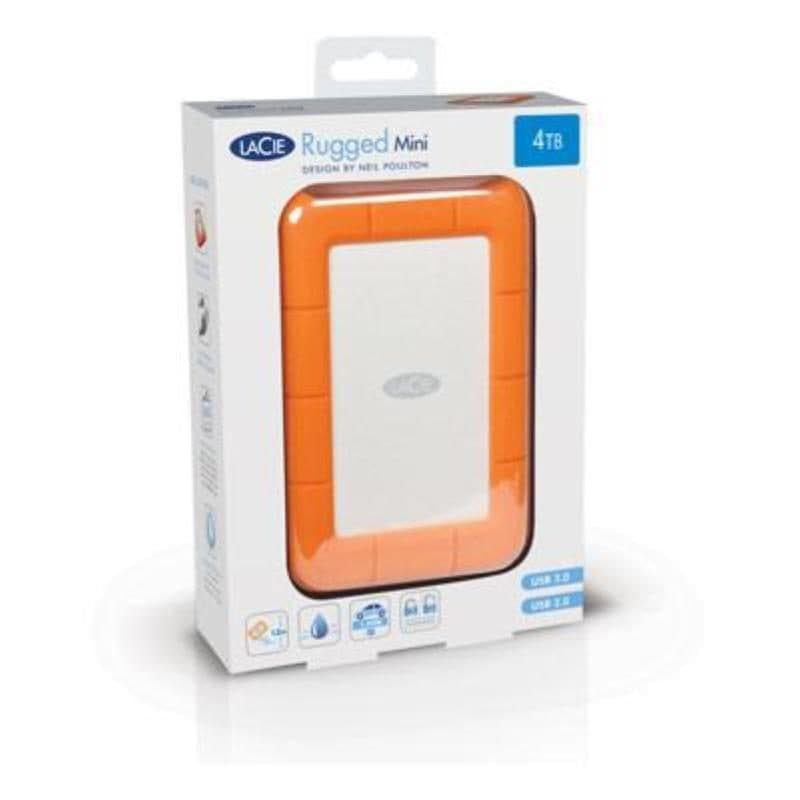 Hard disk esterno 2TB USB 3.0 arancione/argento - Seagate Rugged Mini