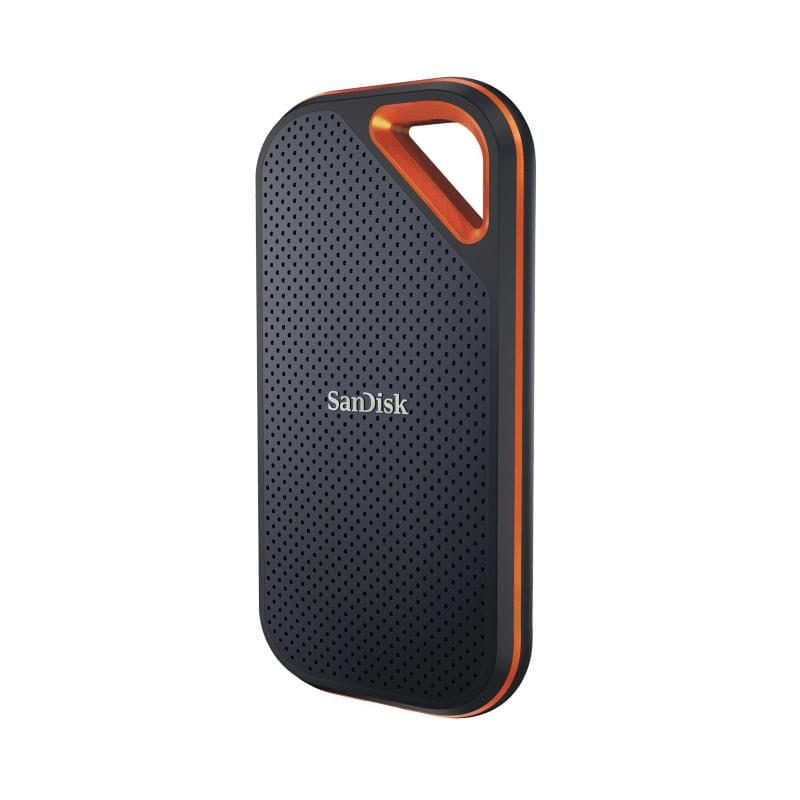 SSD esterno portatile 4.000GB USB 3.2 lettura e scrittura fino a 2.000 MB/s IP55 nero/arancione - SanDisk Extreme Pro V2