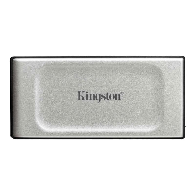 SSD esterno portatile 2000GB USB-C 3.2 Gen 2x2 argento - Kingston XS2000