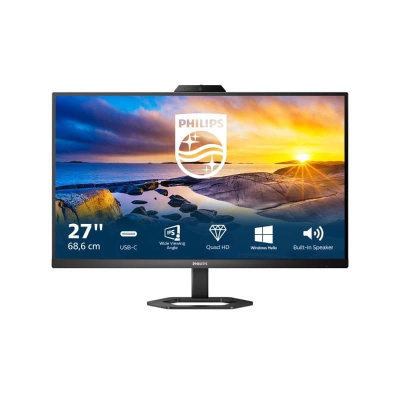 Monitor 27 pollici LED IPS QHD 2560x1440 tempo di risposta 4 ms nero - Philips 27E1N5600HE/00