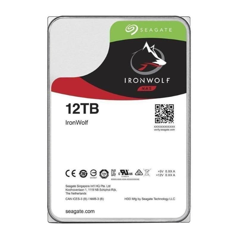 Hard disk NAS 12TB 3.5 pollici SATA 6Gb/s cache 256MB - Seagate IronWolf