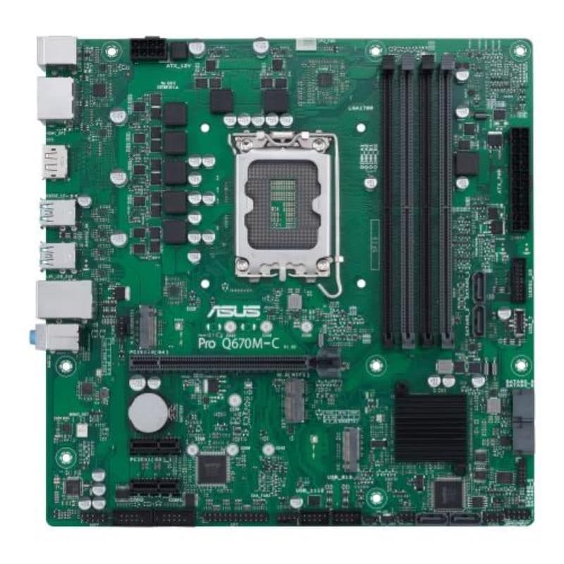 Scheda madre Intel Q670 LGA 1700 micro ATX - ASUS Pro Q670M-C-CSM