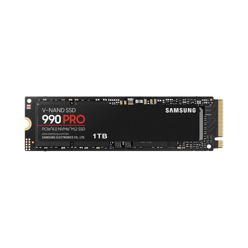 SSD interno 1TB NVMe PCIe 4.0 x4 M.2 - Samsung 990 Pro MZ-V9P1T0BW