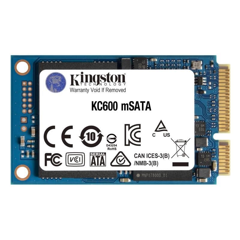 SSD interno mSATA 1.024GB interfaccia SATA III 3D TLC - Kingston KC600