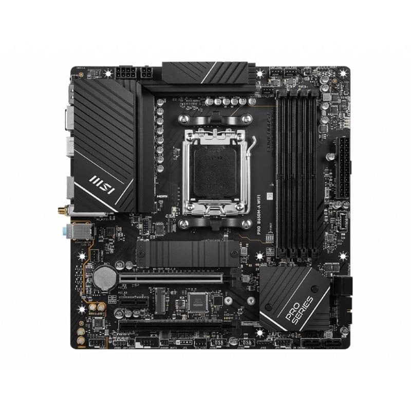 Scheda madre micro ATX AMD B650 socket AM5 - MSI PRO B650M-A WiFi