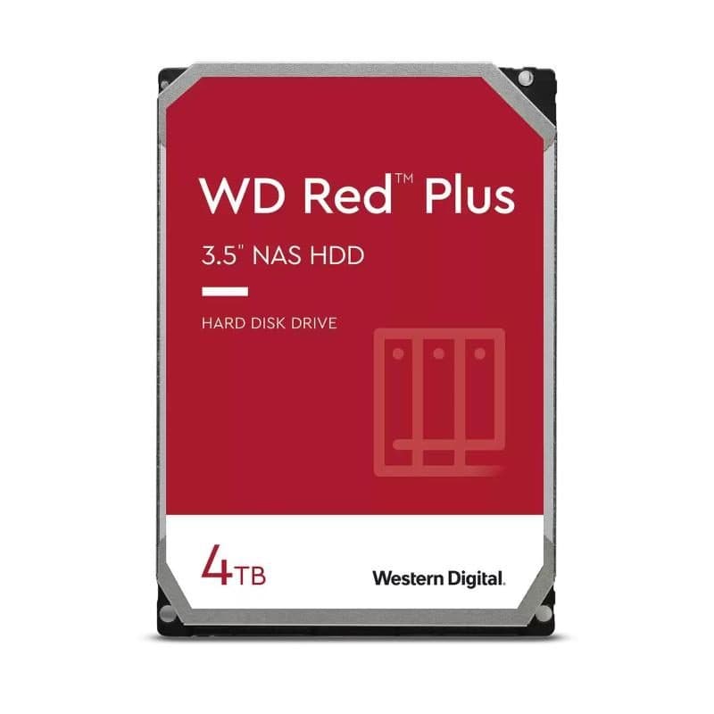 Hard disk 4TB 3,5 pollici SATA 256MB - Western Digital Red Plus