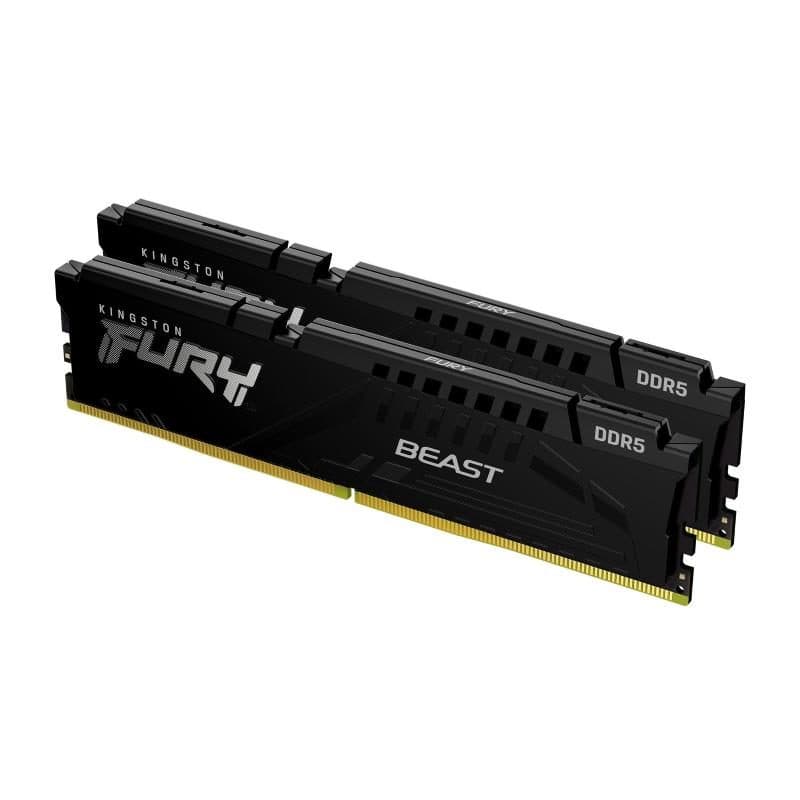 Memoria RAM 64GB 2 x 32GB DDR5 6.000 MHz CL36 DIMM nero - Kingston FURY Beast
