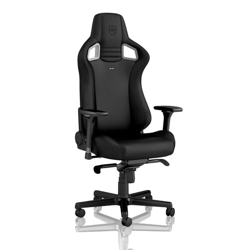 Poltrona gaming e ufficio in ecopelle nera - Noblechairs Epic