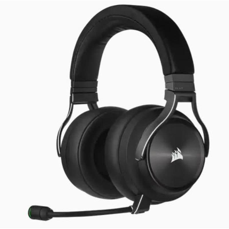 Cuffie gaming wireless high-fidelity con microfono e padiglioni in memory foam nero - Corsair Virtuoso XT iCUE