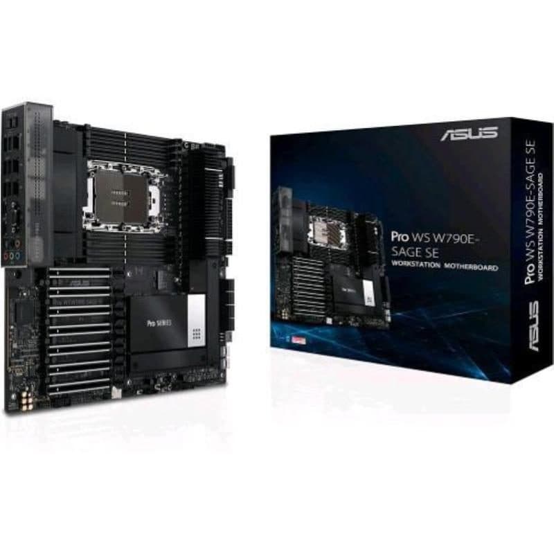 Scheda madre Intel W790 LGA 4677 micro ATX DDR5 PCIe 5.0 3 slot M.2 Wi-Fi 6E USB 3.2 Gen 2 Type-C - ASUS Pro WS W790E-Sage SE