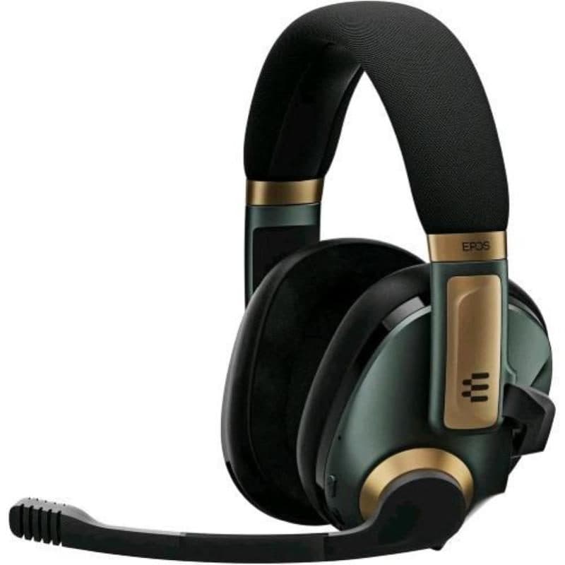 Cuffie gaming Bluetooth con microfono, cancellazione del rumore, audio surround, verde - EPOS Sennheiser H3PRO Hybrid