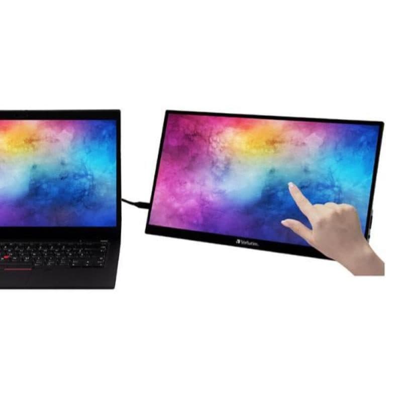 Monitor portatile 15,6 pollici touchscreen Full HD 1080p 16:9 6 ms HDMI USB-C - Verbatim PMT-15