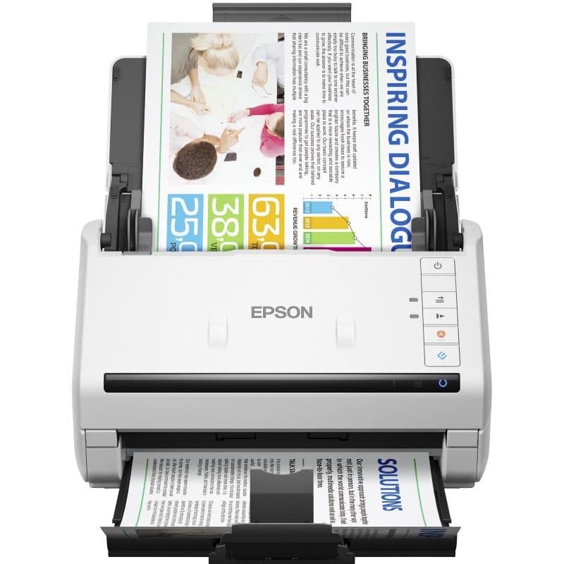 Scanner per documenti A4 600x600 dpi display LCD ReadyScan LED JPEG PDF TIFF bianco/nero - Epson WorkForce DS-770II