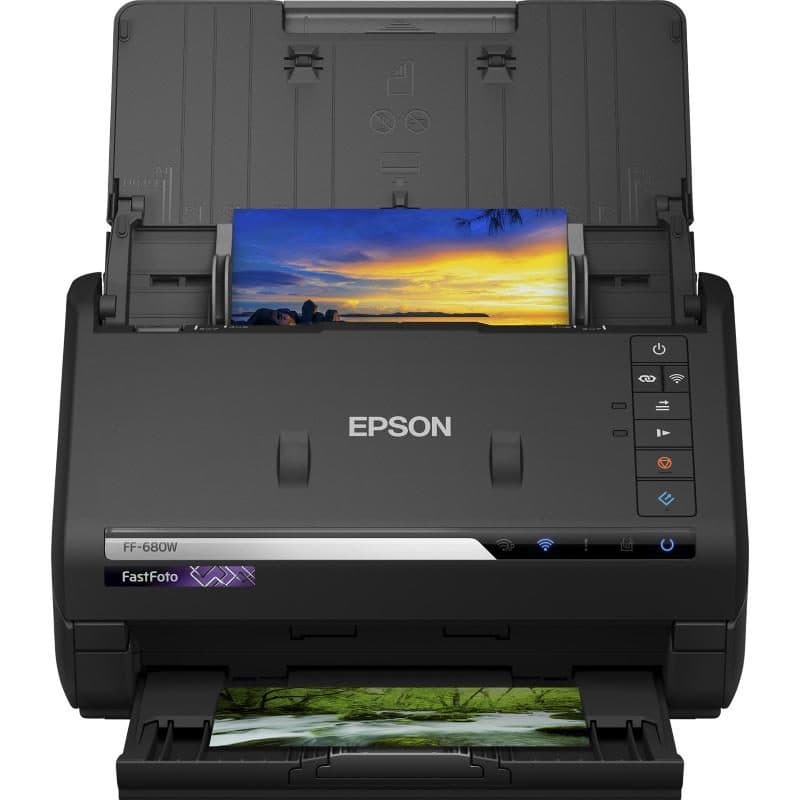 Scanner documentale A4 duplex ADF Wi-Fi 45 ppm 100 fogli - Epson FastFoto FF-680W