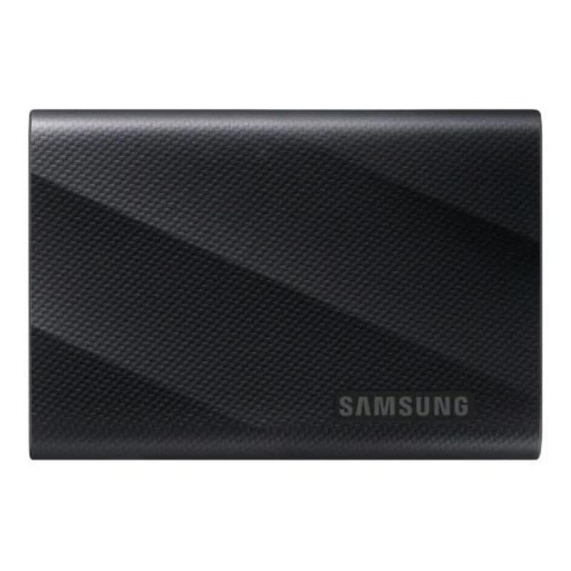 SSD esterno portatile 1TB NVMe crittografato 256 bit AES USB-C 3.2 Gen 2x2 nero - Samsung T9