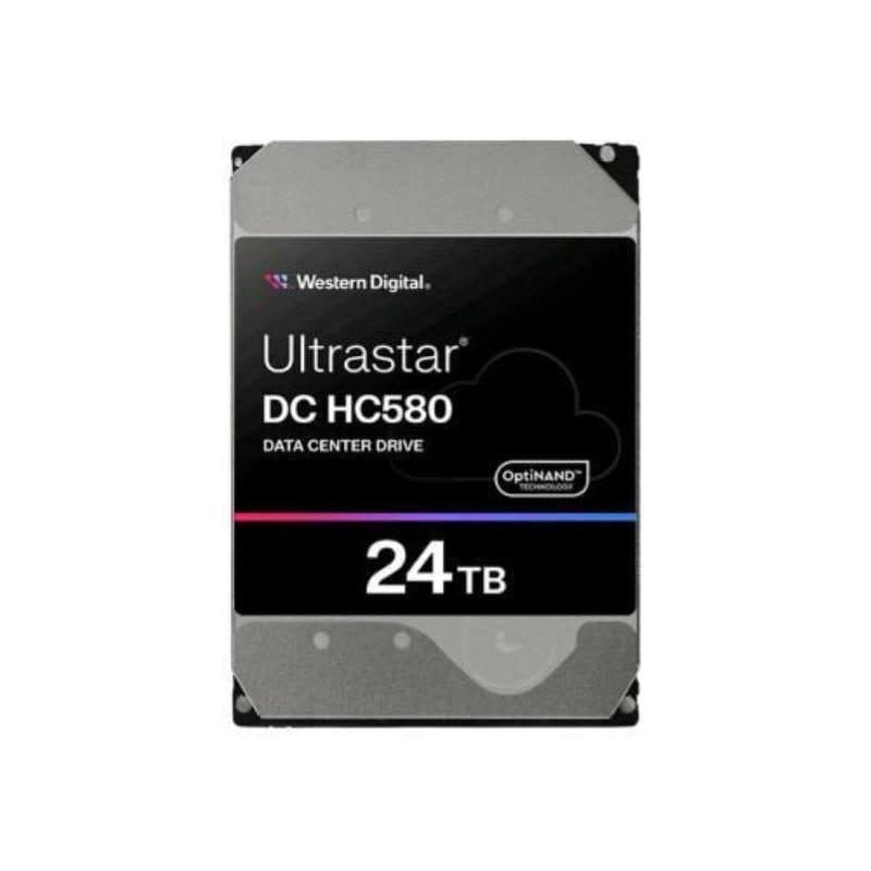 HDD 24TB SATA III 3,5 pollici buffer 512MB 7.200 rpm - Western Digital Ultrastar HC580