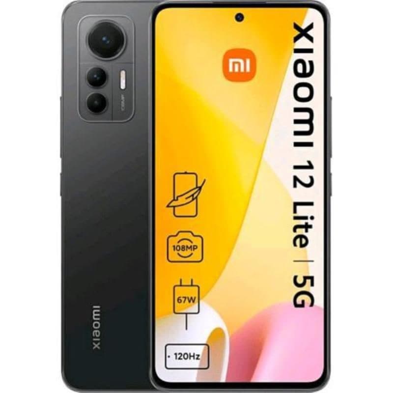 Smartphone 5G dual SIM 6,55 pollici octa core 256GB RAM 8GB nero - Xiaomi 12 Lite