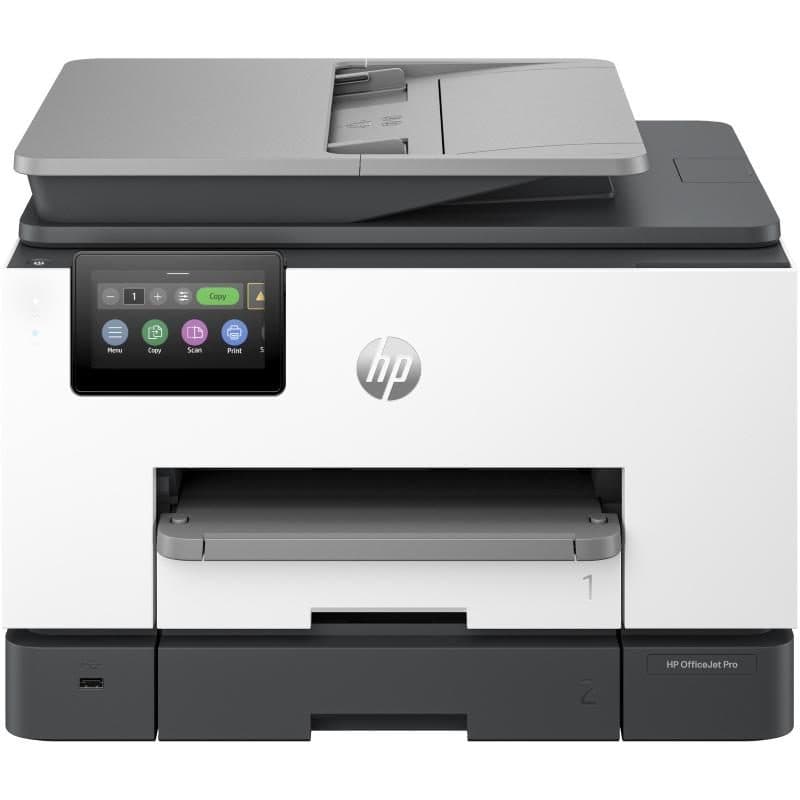 Hp officejet pro 9132e stampante multifunzione ink jet a colori a4 wi-fi copia duplex scanner adf fax 33.6 kbps cassetto 500 fog