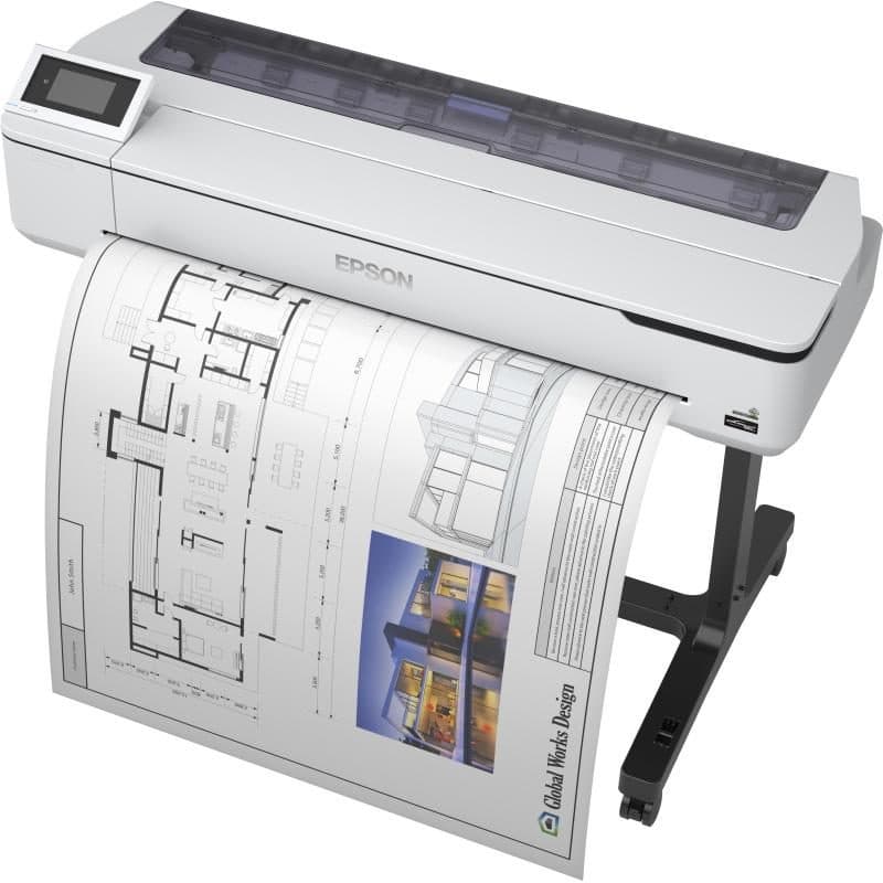 Stampante grandi formati a colori 2400 x 1200 dpi a inchiostro A1 (594 x 841 mm) Ethernet LAN Wi-Fi - Epson SureColor SC-T5100