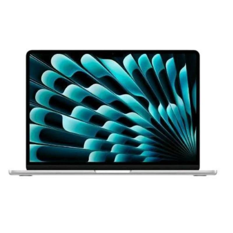 Notebook 13,6 pollici chip M3 8-core CPU 10-core GPU RAM 8GB SSD 512GB macOS Sonoma argento - Apple MacBook Air 13