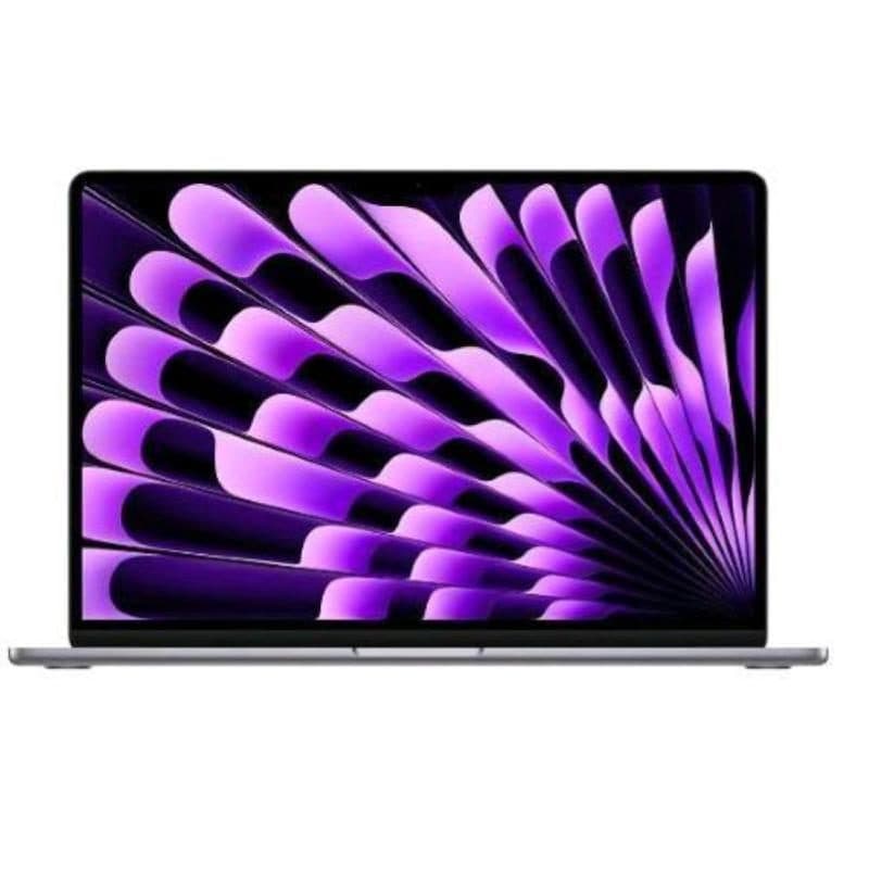 Notebook 15,3 pollici chip M3 8-core CPU 10-core GPU RAM 8GB SSD 512GB macOS Sonoma Space Grey - Apple MacBook Air 15