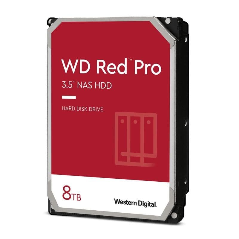 Hard disk 8.000 GB SATA III 3.5 pollici 7.200 rpm buffer 256 MB - Western Digital WD Red Pro WD8005FFBX