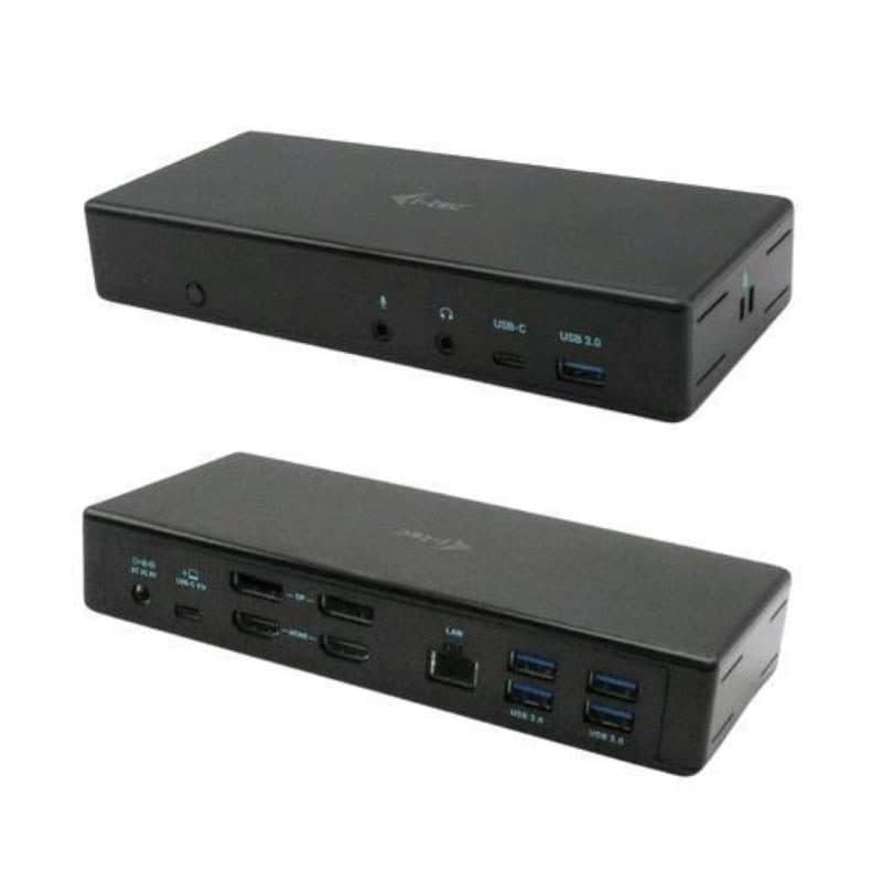 Docking station USB-C quattro display Power Delivery 85 W 2 DisplayPort 2 HDMI 5 USB-A 3.0 nera - i-tec
