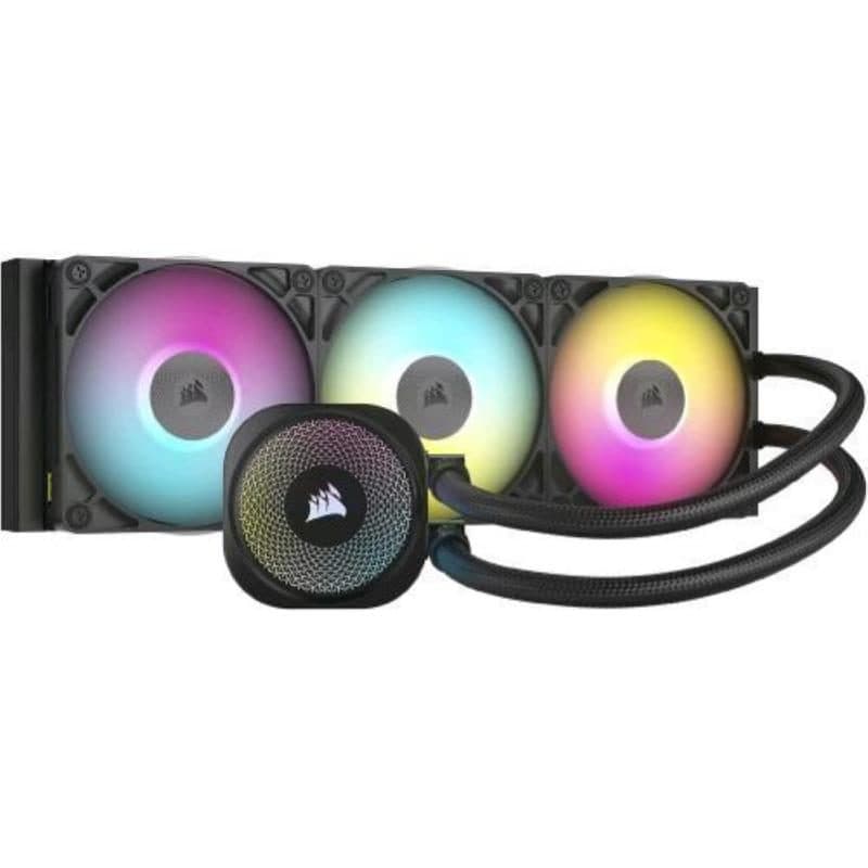 Raffreddamento a liquido CPU 360 mm tre ventole Intel 1851/1700 AMD AM5/AM4 nero - Corsair iCUE LINK TITAN 360 RX RGB