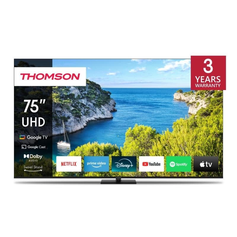Smart TV 75 pollici Ultra HD 4K Google TV - Thomson 75UG5C14
